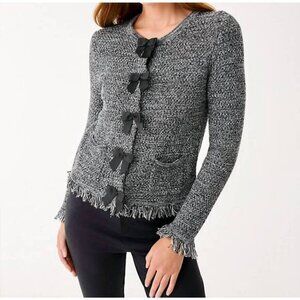 NWT Lilly Pulitzer Kelso Cardigan in Black Marl Sweater